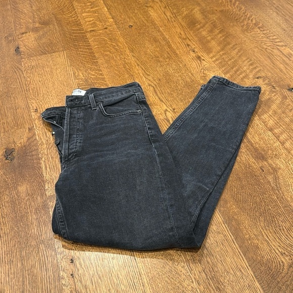 Agolde Women’s Skinny Jeans Black Size 26 - Picture 1 of 5